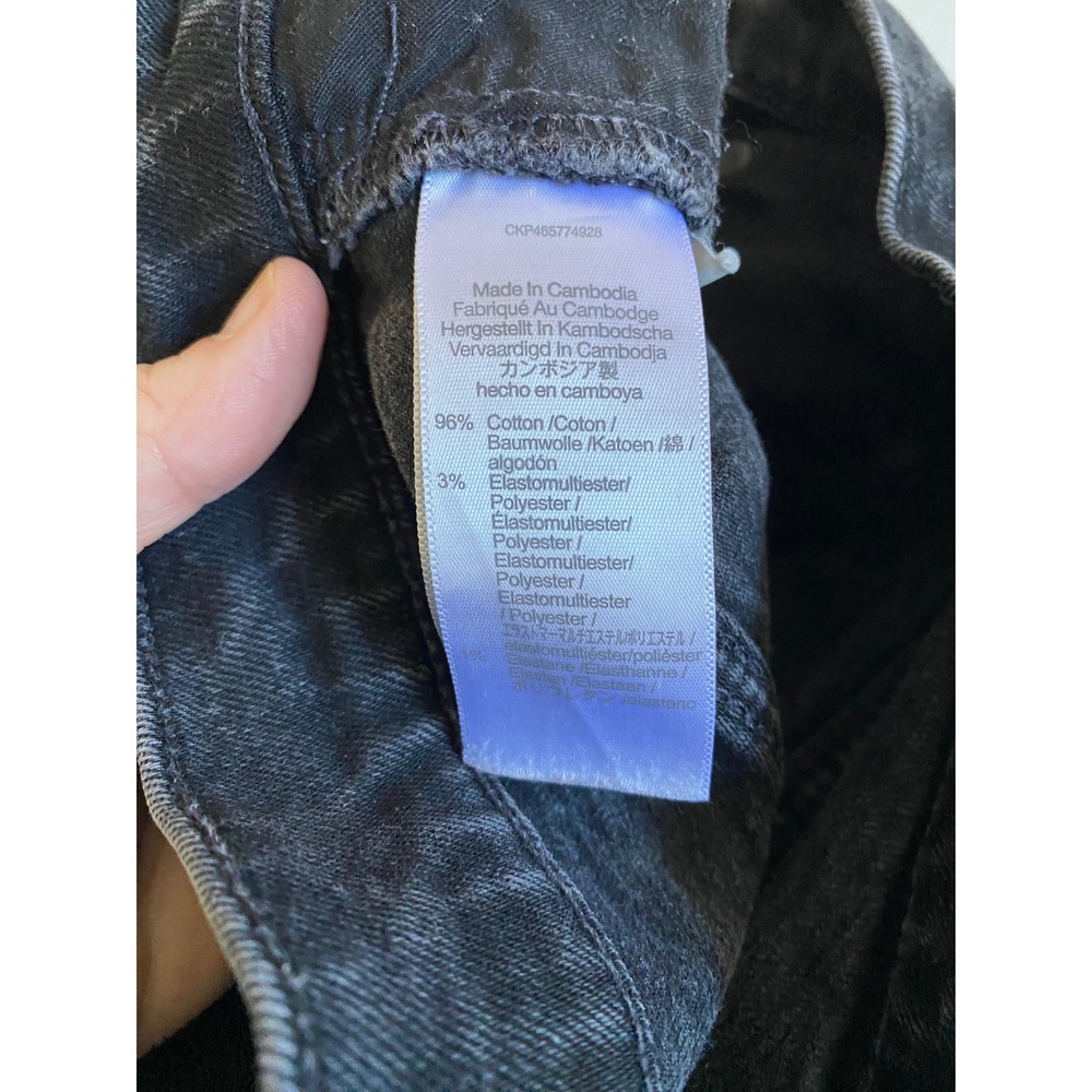Madewell‎ The Perfect Vintage Flare Jean High Rise Black Denim Size 25 - Picture 7 of 7